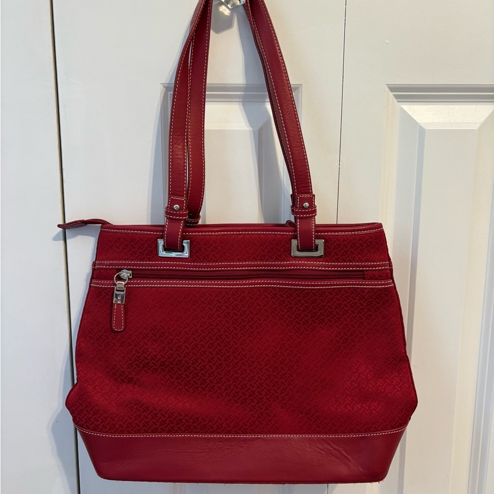 NWOT Talbots Red Tote Bag
